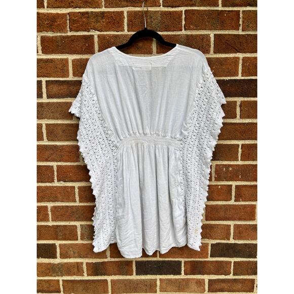 Seaspice Resort Wear Beach Swim Cover-Up Top Smock Waist White Size Small - Picture 7 of 12